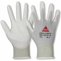 Montagehandschuhe, turin carbon, EN388, en 420, antistatisch, grau/weiß, Größe 9 - Hase Safety Gloves von HASE SAFETY GLOVES
