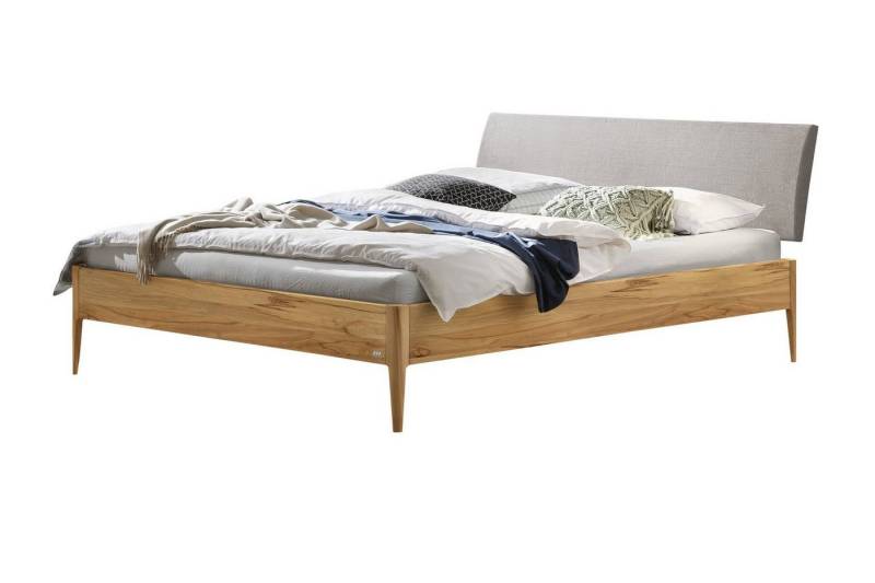 HASENA Bettgestell Hasena Lounge Fanano Bettgestell Massivholz Kopfteil gepolstert von HASENA