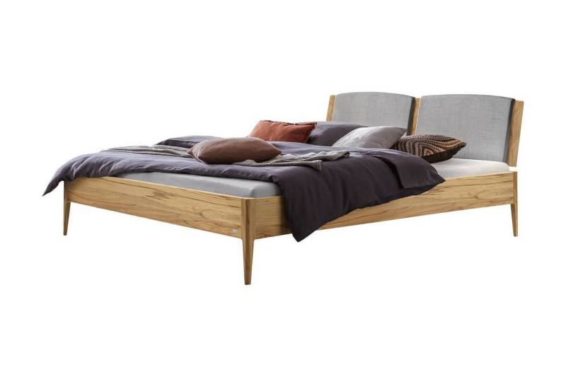 HASENA Bettgestell Hasena Lounge Pistoia Bettgestell Massivholz Kopfteil gepolstert von HASENA