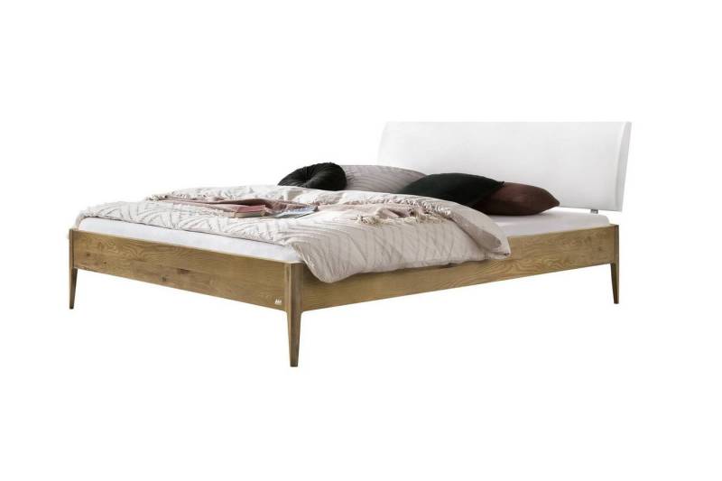 HASENA Bettgestell Hasena Lounge Sestola Bettgestell Massivholz Kopfteil gepolstert von HASENA