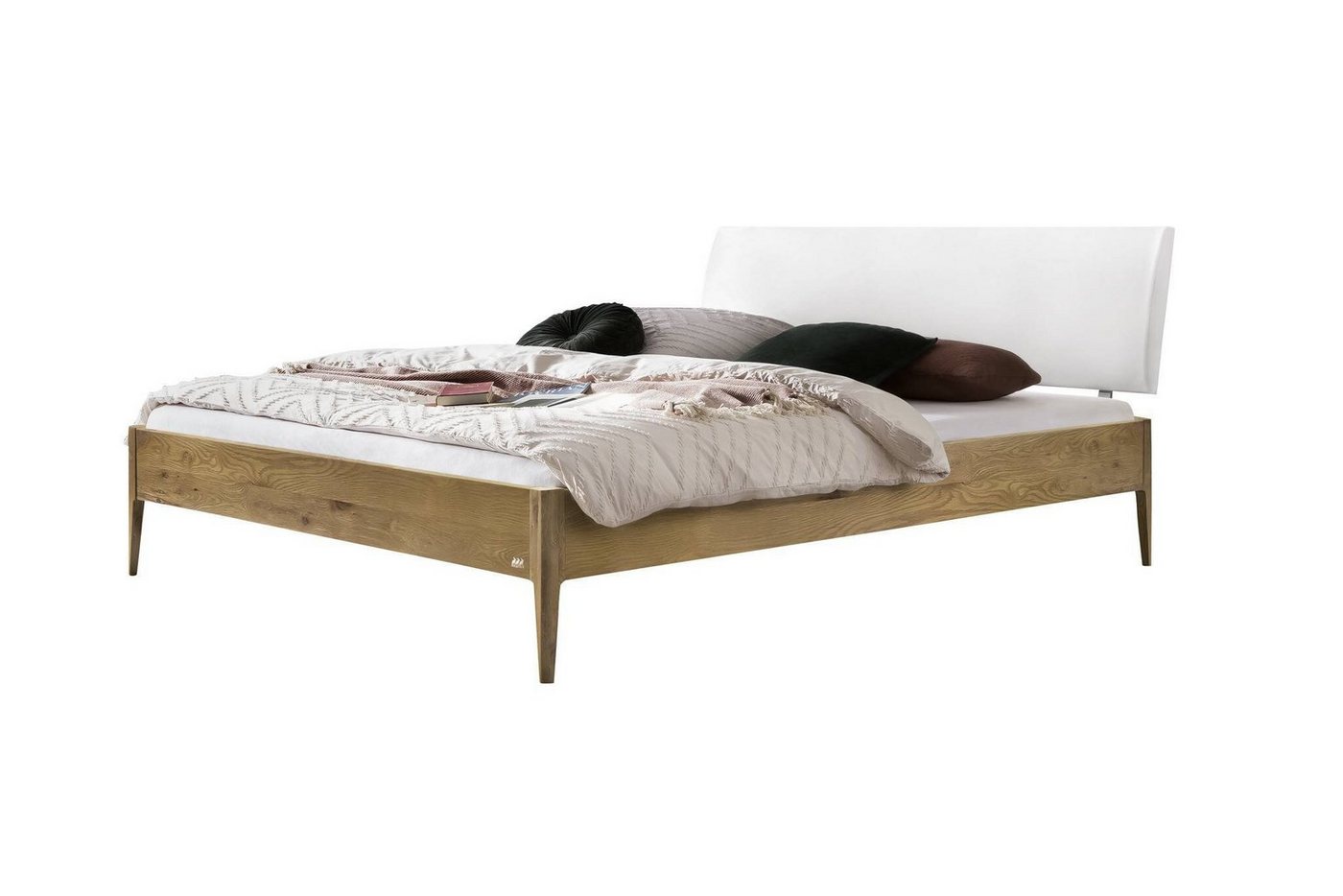 HASENA Bettgestell Hasena Lounge Sestola Bettgestell Massivholz Kopfteil gepolstert HASENA Bettgestell Hasena Lounge Sestola Bettgestell Massivholz Kopfteil gepolstert von HASENA