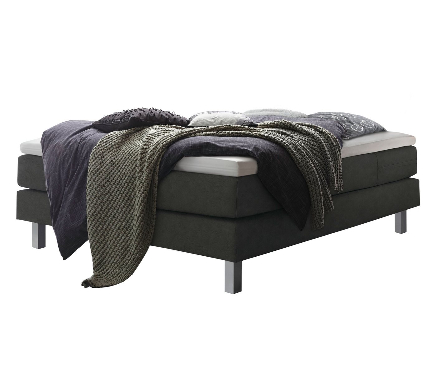 HASENA Boxspringbett Basio, ohne Kopfteil, Bezugsstoffe, Federkernmatratze HASENA Boxspringbett Basio, ohne Kopfteil, Bezugsstoffe, Federkernmatratze von HASENA