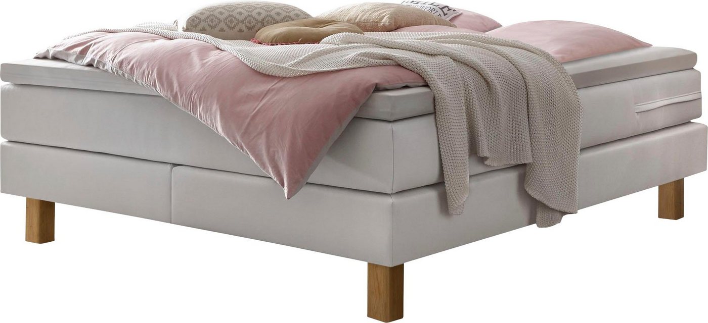 HASENA Boxspringbett Isoba, ohne Kopfteil, frei im Raum, Stoffvarianten, Federkernmatratze HASENA Boxspringbett Isoba, ohne Kopfteil, frei im Raum, Stoffvarianten, Federkernmatratze von HASENA