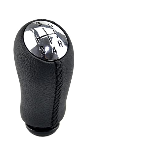 HASGTFM 17mm Passend for RENAULT for CLIO MK3 3 III for MEGANE MK2 SCENIC 5-Gang-Schaltknauf Stick Head Auto-Schalthebelgriff(Black Line A) von HASGTFM