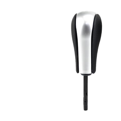 HASGTFM 4 farben Auto Automatische Schaltknauf Hebel Stick Ersatz Fit for BMW E81 E82 E87 E90 E91 E92 E93 e36 E38 E39 E46 E53 E60(Matt Silver-Short) von HASGTFM