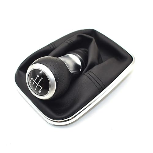 HASGTFM 5/6 Gang 12 mm Schaltknauf Hebel Schaltmanschette Manschette passend for Volkswagen VW Golf 4 IV MK4 G-TI R32 Bora Je-tta 1999–2004(5 Speed-Y) von HASGTFM