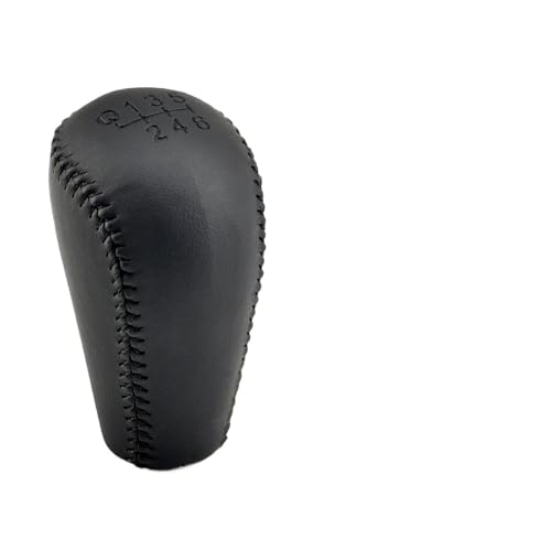 HASGTFM 5/6-Gang-Schaltknaufkopf aus Leder, manuell, passend for Toyota Prado LC120 Land Cruiser 4Runner, for Hilux Surf, Auto-Styling-Zubehör(6 Speed) von HASGTFM