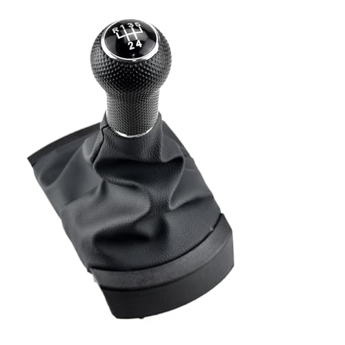 HASGTFM Auto Styling Zubehör Schaltknauf Hebel Stick Gamasche Boot Abdeckung Kragen Fit for SEAT for Ibiza 2002 2003 2004 2005 2006 2007 2008(5 speed) von HASGTFM