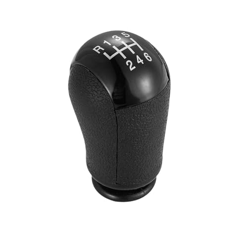 HASGTFM Fit for Ford for Focus 2 for Mondeo MK2 2004 2005 2007 2008 2009 2010 2011 Auto Styling Schaltknauf Hebel Gaitor Shifter Boot Abdeckung Fall(6 Speed-Black-B) von HASGTFM