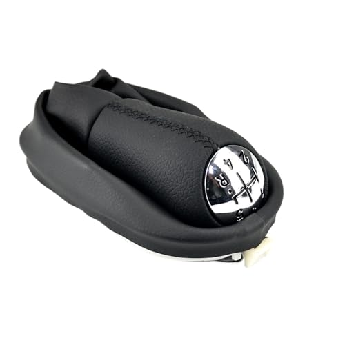 HASGTFM Passend for Renault Clio III 2005–2009, passend for Scenic II 2003–2006, Schaltknauf, Hebelkopf, Handballmanschette, Kofferraumhülle(Black Line B) von HASGTFM