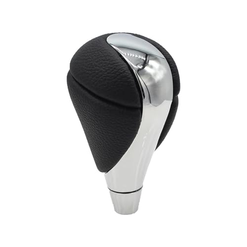 HASGTFM Styling Walnuss Schaltknauf Leder Passend for Lexus ES300 ES300h ES330 ES350 GS300 GS350 GS400 GS430 IS300 IS350 RX350 CT200h(Silver) von HASGTFM