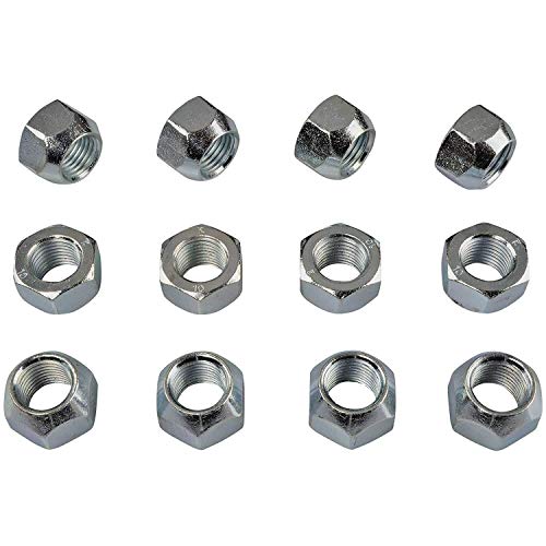 16x Silber Zink Radmuttern Mutter für STAHLFELGEN M12x1,5 SW19 von Haskyy