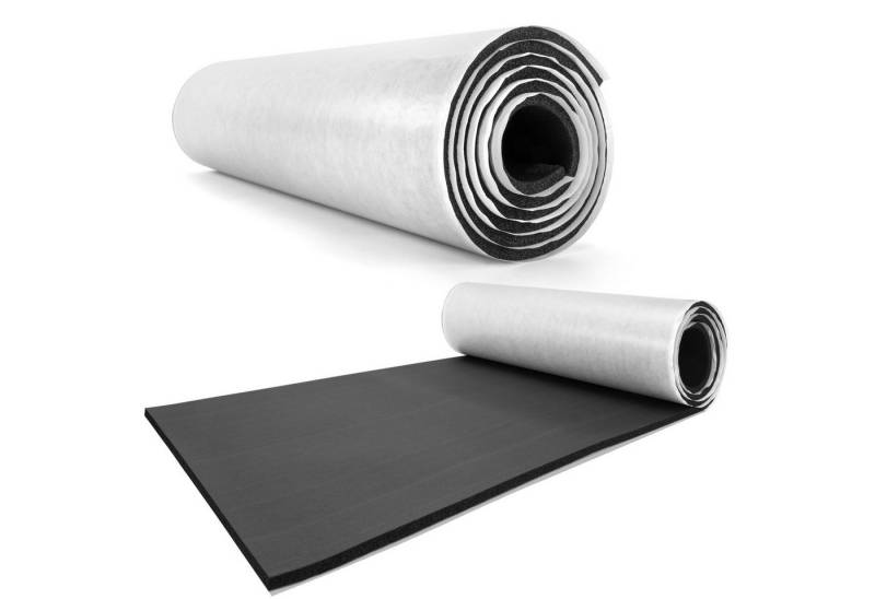 HASKYY Akustikplatte 2qm Schaumdämmung Akustik Schaumstoff 10 mm Soft-Butyl auf Rollen von HASKYY