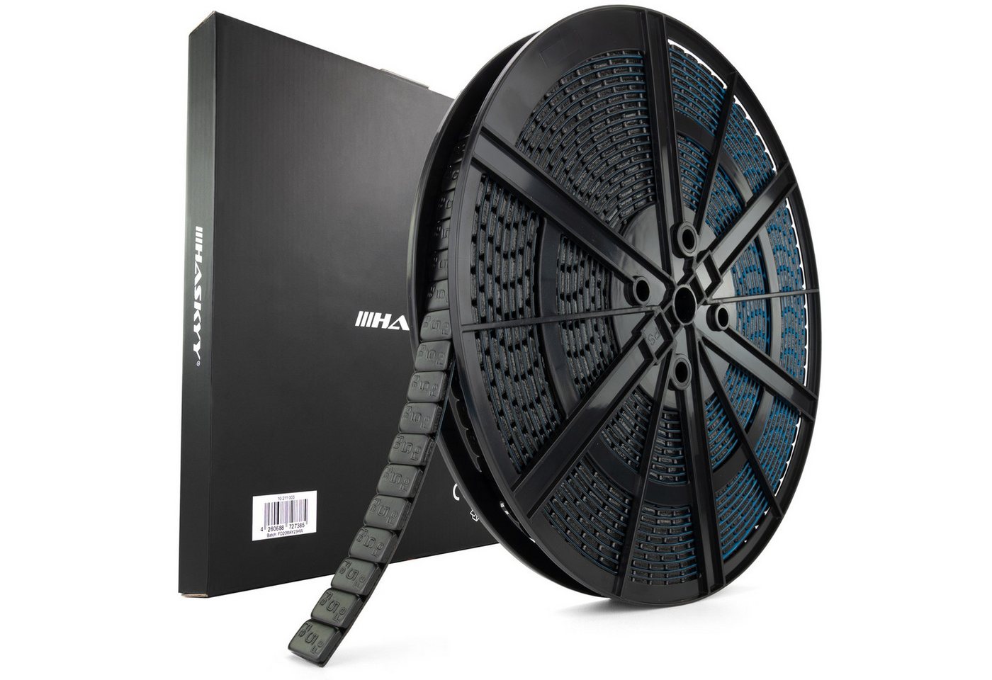 HASKYY Reifenmontagemaschine 5kg Rolle Auswuchtgewichte Klebegewichte Schwarz 1000x5g für Alufelgen HASKYY Reifenmontagemaschine 5kg Rolle Auswuchtgewichte Klebegewichte Schwarz 1000x5g für Alufelgen von HASKYY