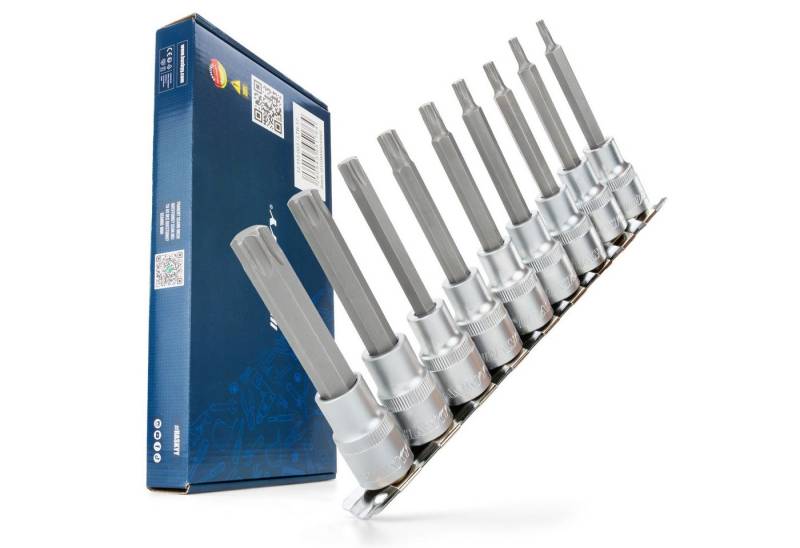 HASKYY Torx-Bit Torx Bits Satz T20-T60 Lang-Bits 100 mm 1/2" Antrieb von HASKYY