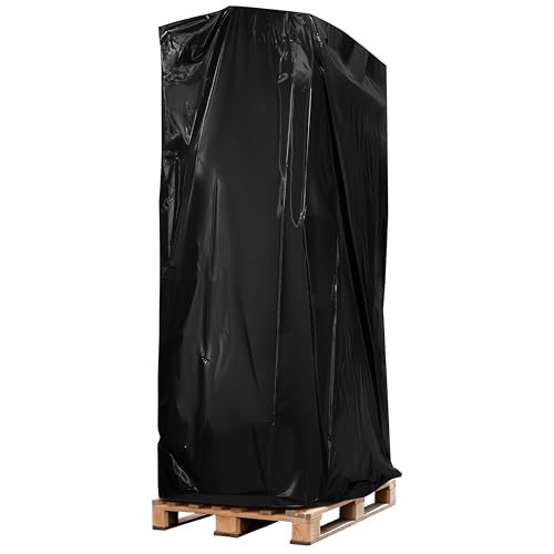 XXL Schutzhaube 250x130x90 cm - Universal Abdeckhaube für Paletten Gitterbox Grill Strandkörbe Gartenmöbel - wasserdichte PE Schutzhülle - Extra Hoch - UV-beständig von HASKYY