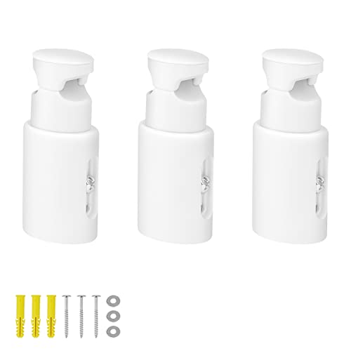 3 Stück Heizkörper Montagehalterung, HASLED ABS Handtuchheizkörper Montagehalterung, Einstellbarer Abstand, Geeignet für Gerade Oder Gebogene Badezimmerheizkörper von HASLED