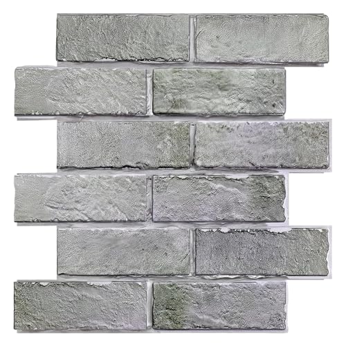 HASLED 10 Stück Selbstklebende 3D-Wandpaneele Steinoptik 30x30cm - Innenwandverkleidung für Wohnzimmer, Schlafzimmer & Büro HASLED 10 Stück Selbstklebende 3D-Wandpaneele Steinoptik 30x30cm - Innenwandverkleidung für Wohnzimmer, Schlafzimmer & Büro von HASLED