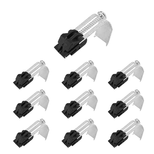 Unterbau Spülbecken Clips, HASLED 10 Stück Spülenklammern, Befestigungsklammern, Verstellbarer Winkel, Robust und Langlebig, Geeignet für Waschküchen, Küchenspülen, Duschräume von HASLED