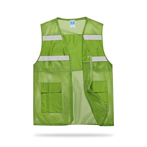 HASMI Arbeitssicherheitsweste Hochsichtbare Sicherheitsweste aus Mesh mit Taschen und Reißverschluss, Warnweste mit Hellen reflektierenden Streifen für Männer und Frauen Hochsichtbar, reflektierend HASMI Arbeitssicherheitsweste Hochsichtbare Sicherheitsweste aus Mesh mit Taschen und Reißverschluss, Warnweste mit Hellen reflektierenden Streifen für Männer und Frauen Hochsichtbar, reflektierend von HASMI
