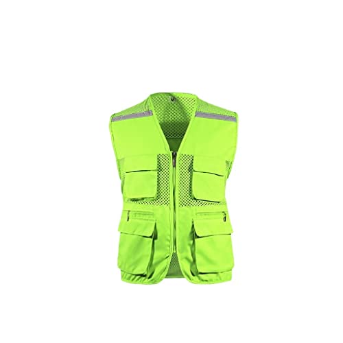 HASMI Arbeitssicherheitsweste Sicherheitsweste Warnweste mit Taschen und Reißverschluss, helle Bauarbeitskleidung für Männer und Frauen Hochsichtbar, reflektierend HASMI Arbeitssicherheitsweste Sicherheitsweste Warnweste mit Taschen und Reißverschluss, helle Bauarbeitskleidung für Männer und Frauen Hochsichtbar, reflektierend von HASMI
