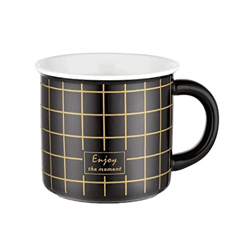 HASMI Große Kaffeetasse, Farbkontrastierende Keramik-Kaffeetasse, Tee-Milchtasse mit Griffen, Mikrowelle, Spülmaschine, Büro und Zuhause, einzigartiges Muster Teetasse HASMI Große Kaffeetasse, Farbkontrastierende Keramik-Kaffeetasse, Tee-Milchtasse mit Griffen, Mikrowelle, Spülmaschine, Büro und Zuhause, einzigartiges Muster Teetasse von HASMI