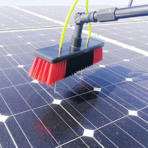 HASMI Teleskopstange für Dachreinigung, Solar-Panel Reinigungsbürsten, Reinigungswerkzeuge für Photovoltaikzellen, Zur Reinigung von Photovoltaik- und Solarmodulen von HASMI