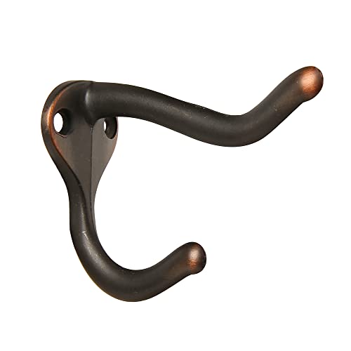 HASWARE 6 Stück Doppelzinken-Kleiderhaken, Wandmontage, Haken, Kleiderbügel, strapazierfähig, mit 12 Stück Schrauben für Zuhause, Mäntel, Hut, Kleiderbügel, Handtuchschlüssel (ölgeriebene Bronze) HASWARE 6 Stück Doppelzinken-Kleiderhaken, Wandmontage, Haken, Kleiderbügel, strapazierfähig, mit 12 Stück Schrauben für Zuhause, Mäntel, Hut, Kleiderbügel, Handtuchschlüssel (ölgeriebene Bronze) von HASWARE