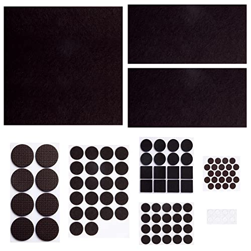 HASWARE Furniture Pads Floor Protectors (Dark Brown-99Pcs) von HASWARE