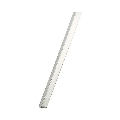 HASWARE Schwebendes Hausnummernschild: 5 Zoll (12cm) modernes Türschild – auffällig für Straßennummern (Slash, Silber) von HASWARE