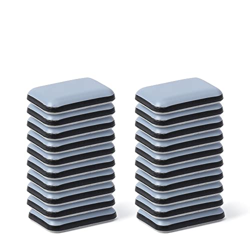 Hasware Möbelgleiter 20 Stück, schwere Umzüge, Möbelumzug-Set für harte Böden, Filzgleiter (20, 24 x 35 mm) von HASWARE