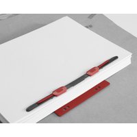 HASenPfeil ® 1 Heftstreifen  für DIN A4 rot von HASenPfeil ® 1