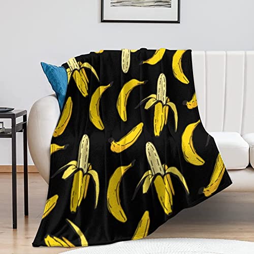 Kuscheldecke Flauschige Gelbe Banane Decke 150x200 cm Weich Früchte Decken Warm Flanell Fleecedecke Sofadecke Wohndecke für Bett Couch Sofa Kuscheldecke Flauschige Gelbe Banane Decke 150x200 cm Weich Früchte Decken Warm Flanell Fleecedecke Sofadecke Wohndecke für Bett Couch Sofa von HATEGE