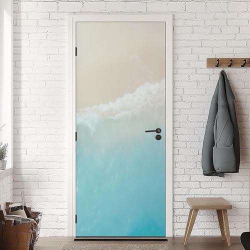 Türtapete Selbstklebend 95x215 Meerblick Türfolie Blau Türaufkleber Fototapete 3D Effekt Türklebefolie Türposter für Innentür Schlafzimmer Bad Dekoration A-1759 Türtapete Selbstklebend 95x215 Meerblick Türfolie Blau Türaufkleber Fototapete 3D Effekt Türklebefolie Türposter für Innentür Schlafzimmer Bad Dekoration A-1759 von HATEGE