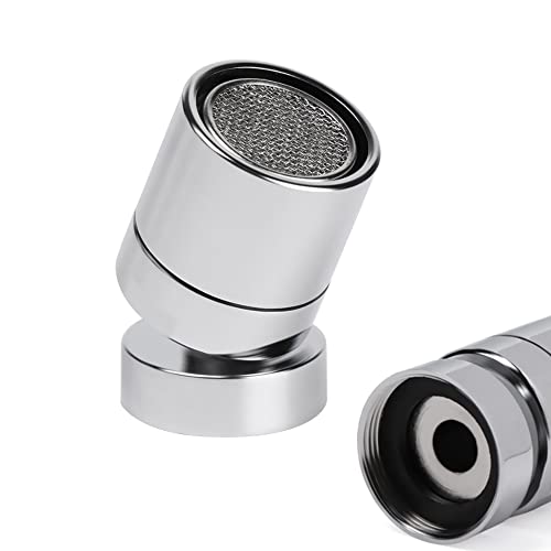 HATOOLHA® 360 Grad schwenkbarer Wasserhahn-Belüfterfilteradapter für Küchenspüle, Wasserhahnkopf, Düsenadapter, Ersatzteil (weiblich, 22 mm) von HATOOLHA