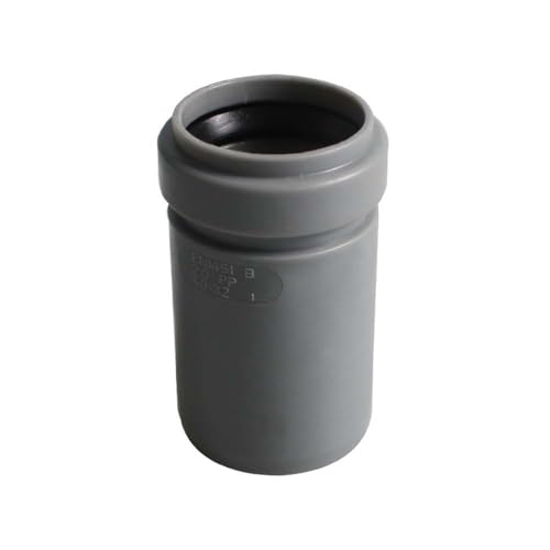 Rohrverbinder, gerade, 32 mm auf 40 mm, PVC-Rohradapter, Badewannen-Abflussrohrverbinder, Abfluss-Kompressionsverschraubungen für Badewanne, Küchenspüle, Duschwanne von HATOOLHA