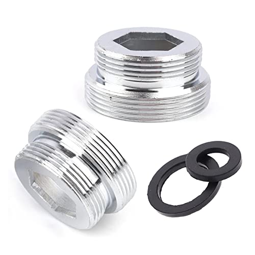 Wasserhahn-Belüfter-Adapter, 22 mm Standard-Außengewinde Wasserhahn-Belüfteranschluss, Messing-Wasseraufbereiter-Filter, Küchenspüle, Belüfter-Adapter (M22 – M30) von HATOOLHA