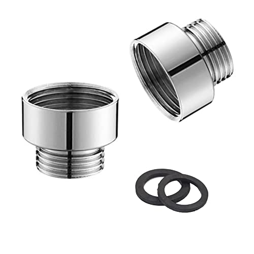 Messing Wasserhahn Belüfter Adapter für Waschmaschine Geschirrspüler Gewinde Rohr Fitting Anschluss mit Wasserhahn Belüfteradapter (G1/2 männlich x G3/4 weiblich) von HATOOLHA
