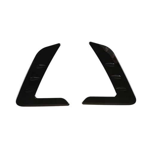 Auto-Frontspoiler Zubehör Für B&MW 3er G20 G28 2021 2022 2023 Auto Seitenspoiler Flügel Luftstrom Kotflügel Grill Auslass Einlass Entlüftung Trim Auto-Frontstoßstangensplitter(Glänzend schwarz) von HATSVTGR