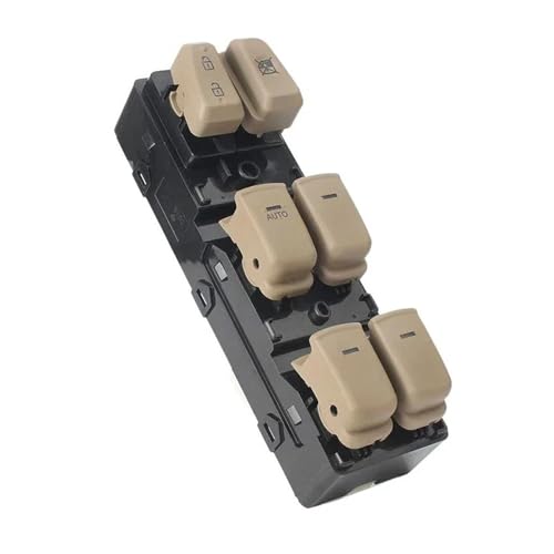 Fensterschalter 93570-3S000 Fahrerseite Power Master Fensterheber Steuerschalter Für Hyundai Für Sonata 2011-2016(Beige) von HATSVTGR