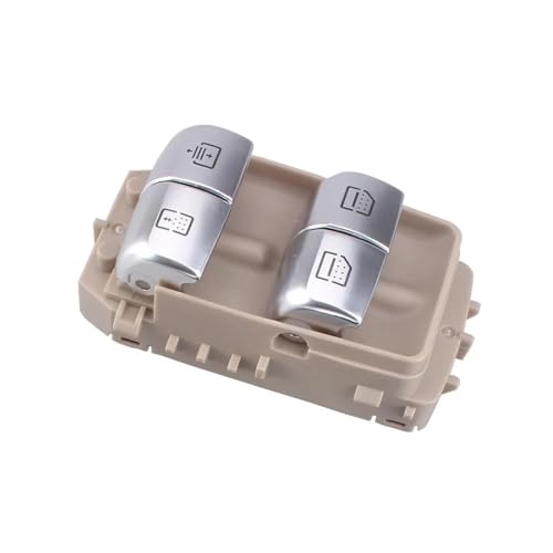 Fensterschalter Fensterheberschalter Für W222 W213 S300 S350 S400 E180 E200 E220 Für AMG E43 2229051505(Beige) von HATSVTGR