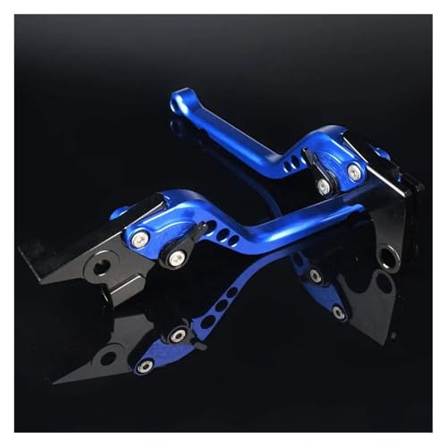 HATSVTGR Für Aprilia RX125 SX125 RX SX 125 2021 2022 2023 Motorradzubehör Mit Einstellbarem Bremskupplungshebel(Blau 177 mm) von HATSVTGR
