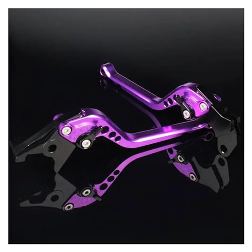 Für Aprilia RX125 SX125 RX SX 125 2021 2022 2023 Motorradzubehör Mit Einstellbarem Bremskupplungshebel(Lila 177 mm) von HATSVTGR