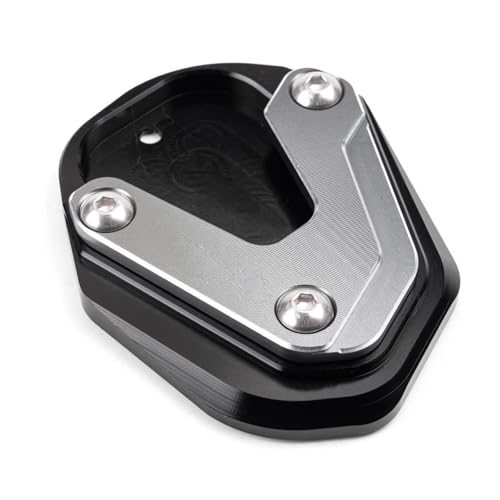HATSVTGR Ständer-Vergrößerungsplatte Für CFMOTO 800MT-X 800MTX 2024 2025 800MT CF 800 MT-X Für MT X Motorrad-Seitenständerfuß-Verlängerungsplatte Ständerpolster(GRAU) von HATSVTGR