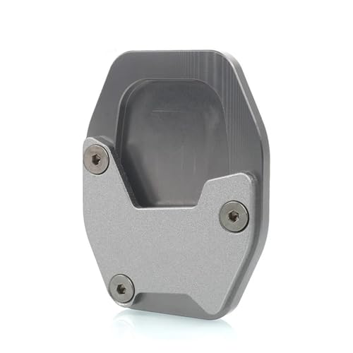 HATSVTGR Ständer-Vergrößerungsplatte Für Forza 750 2021 2022 2023 Motorrad Kickstand Fuß Seitenständer Verlängerungspolster Stützplatte Vergrößern Ständer Ständerpolster(Grau) von HATSVTGR