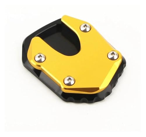 HATSVTGR Ständer-Vergrößerungsplatte Für Forza750 Für Forza 750 2020-2024 2023 2022 Motorrad Kickstand Extension Fuß Seitenständer Vergrößern Plattenpolster Ständerpolster(Gold) von HATSVTGR