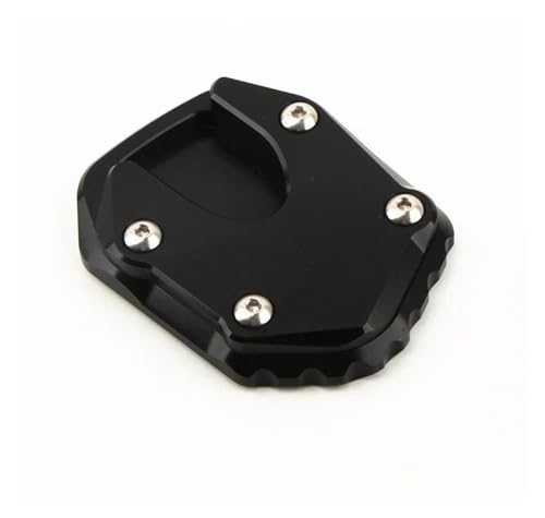 HATSVTGR Ständer-Vergrößerungsplatte Für Forza750 Für Forza 750 2020-2024 2023 2022 Motorrad Kickstand Extension Fuß Seitenständer Vergrößern Plattenpolster Ständerpolster(Schwarz) von HATSVTGR