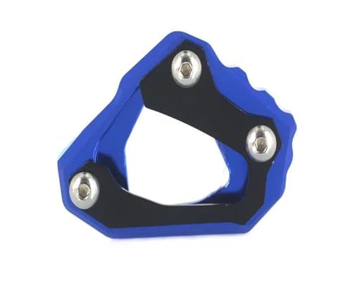 HATSVTGR Ständer-Vergrößerungsplatte Für MT-10 MT10 FZ-10 Für MT FZ 10 2016-2023 2021 2022 Motorrad Kickstand Fußseitenständer Verlängerungspolster Stützplatte Ständerpolster(Blau) von HATSVTGR