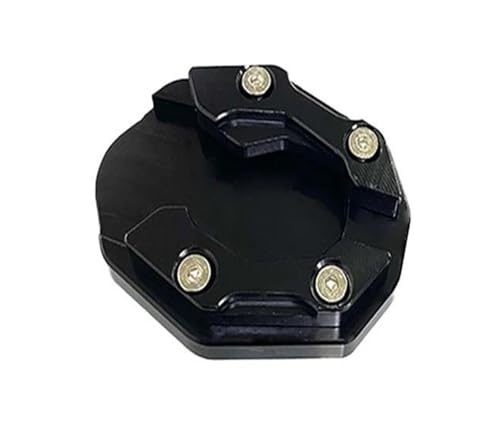 HATSVTGR Ständer-Vergrößerungsplatte Für PCX125 PCX150 PCX160 Pcx 160 125 150 Motorrad Seitenständer Ständerplatte Verlängerungsstütze Fußpolsterbasis Ständerpolster(Schwarz) von HATSVTGR