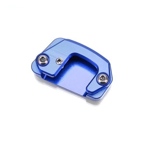 HATSVTGR Ständer-Vergrößerungsplatte Für PCX160 ADV150 PCX125 PCX150 2018-2023 Seitenständer-Pad-Platte Ständerfußvergrößerungsunterstützung Verlängerungsbasis Anti-Rutsch Ständerpolster(Blau) von HATSVTGR